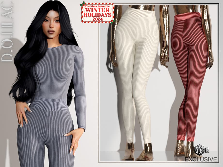 Комплект Ribbed Knit set